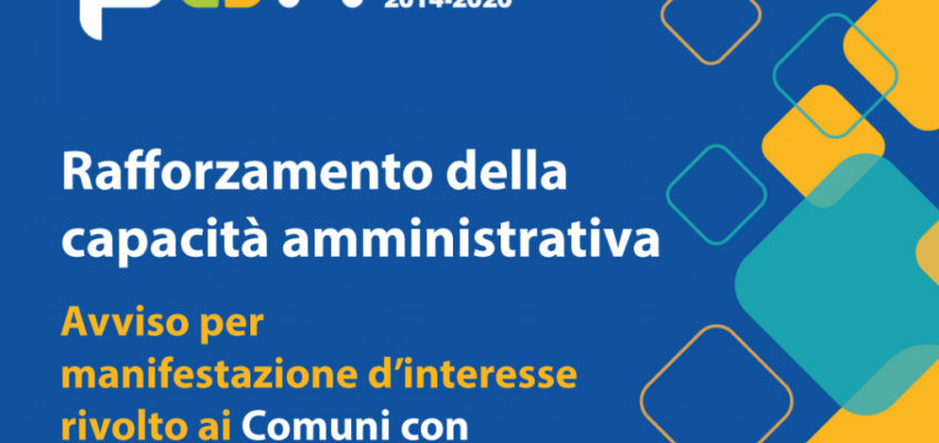 PON – Governance e Capacità Istituzionale 2014-2020